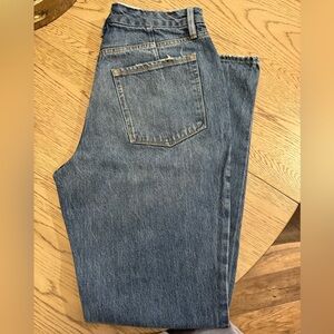 Good American High Waisted “Mom Jeans”